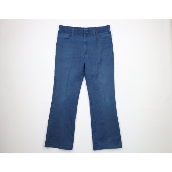 70s Dickies twill flare pants usa製 70s Dickies twill flare pants usa製